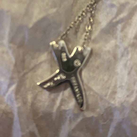 ⭐️HP⭐️Tiffany & Co. Paloma Picasso sterling silver X necklace - Picture 2 of 2